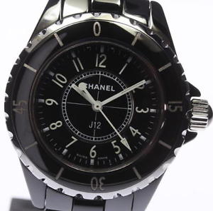 Used[B] Watch Women CHANEL Chanel J12 H0682 Quartz black Ceramic x SS W1A