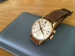 Vulcain Cricket Grand Prix 18 k solid gold Automatic Alarm watch