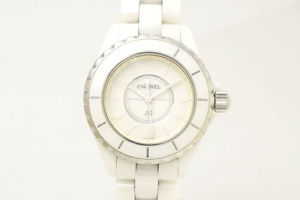 Free Shipping Pre-owned CHANEL J12 H3442 White Phantom Limited Edition 2000