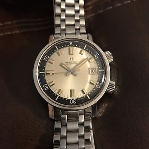 Vintage Hamilton Super Compressor 600 Watch with Original Bracelet and Patina