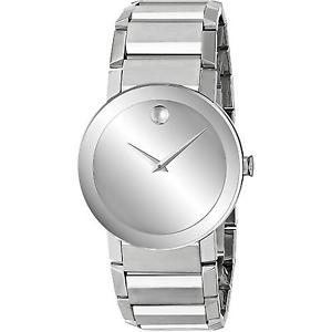 Movado Mens 38mm Steel Bracelet 