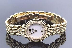 14k Yellow Gold & Diamond Movado Watch  818964 33.3g