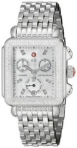 NEW Authentic Michele Deco Day Diamond Signature Dial MWW06P000099 Ladies Watch