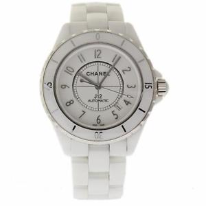 Chanel J12 H2981 42mm Automatic White Ceramic Bracelet Box/2YrWarranty #I1066