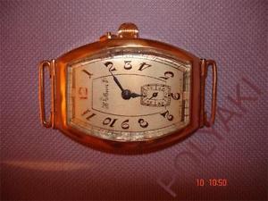 БОЛЬШИЕ ЭЛИТНЫЕ ЗОЛОТЫЕ ЧАСЫ  H.MOSER, БОЧКА,БАРРЕЛЬ 1920 ГОД