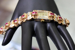 Vintage Rose Gold Helva Ancre Lady's Watch