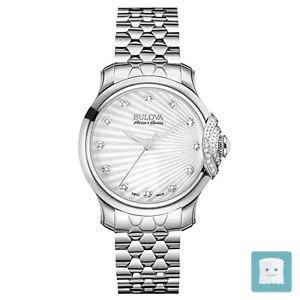 BULOVA ACCU SWISS BELLECOMBE 34 MM-OROLOGIO DA DONNA AL QUARZO CON DISPLAY AN...