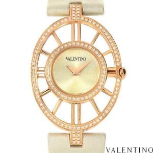 VALENTINO SWISS MOVEMENT LADIES WATCH WITH 0.75CTW S/CLEAN F/VS DIAMONDS, BR.NEW