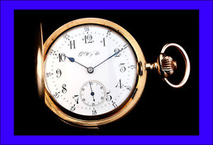 Antique L’Espéranto Solid 18K Gold Minute Repeater Pocket Watch. 1900