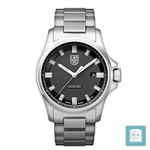 LUMINOX - DRESS FIELD OROLOGIO DA POLSO AL QUARZO UOMO CINTURINO IN ACCIAIO I...