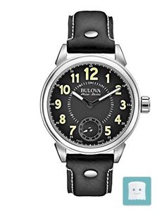 SWISS MILITARY BULOVA ACCU-OROLOGIO DA UOMO CON DISPLAY ANALOGICO E CINTURINO...