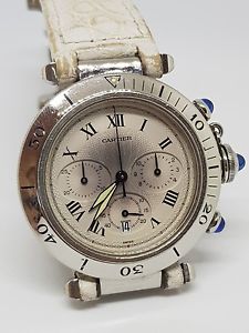 Cartier pasha chronograph ref 1050 with deployment buckle