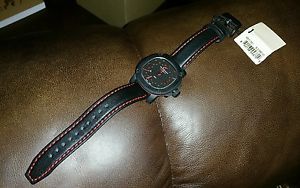Burberry The Britain Swiss Automatic GMT Black Leather Strap Watch BBY1351$2,395
