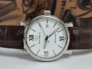 MARTIN BRAUN ELEGANTO Automatic Date White Limited Edition MADE in GERMANY