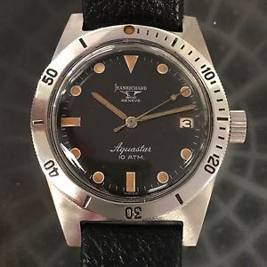Vintage Jean Richard Aquastar Diver From 1963 With Box And Papers