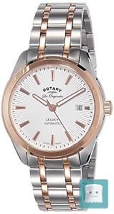 ROTARY GB90167/06 OROLOGIO ANALOGICO DA POLSO, UOMO, CINTURINO IN ACCIAIO INO...