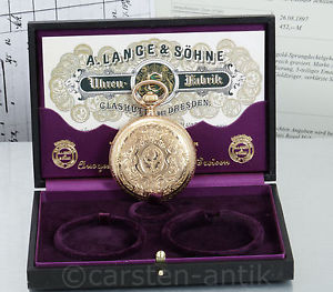 A. Lange & Söhne Glashütte/Palacio Royal Habana Estado vivienda 1A Certificado