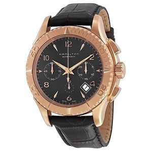 Hamilton Jazzmaster Brown Dial Leather Strap Men's H37646795