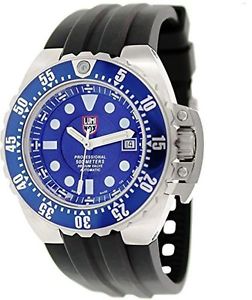 Luminox Men's Deep Dive 1513 Black Rubber Swiss Quartz Watch with Black Dial