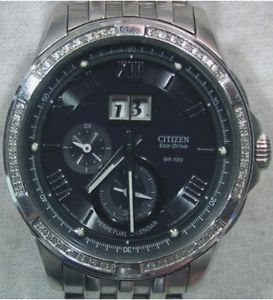 Watches Citizen Eco Drive / Quartz Men's Watch Lot of 5 with Genuine Diamonds
