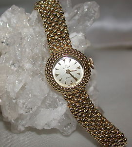 RARE 18KYG LADY'S VINTAGE CYMA 17-JEWEL WATCH  - CLASSIC CYMAFLEX SWISS SIGNED