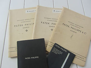 Vintage Patek Philippe LOT Manufacturing Catalogs from 50's