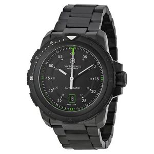 Victorinox 241684 Mens Black Dial Analog Automatic Watch