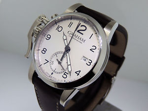 Graham Chronofighter Classic 1695 Historic 2CXAS.B01A White Dial 42mm $6,450 NIB