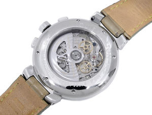 F / S Pre-owned Authentic Louis Vuitton Tambour Chronograph LV227 (Q1142) Men