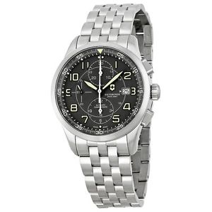 Victorinox 241620 Mens Black Dial Analog Automatic Watch