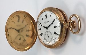 18kt Yellow Gold Regina Pocket Case, Mechanical HandWinding Watch, 45mm