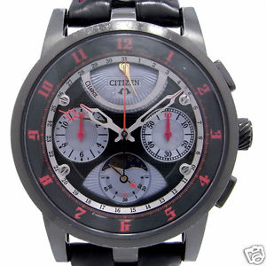 Auth CITIZEN Campanola Eco-drive Chrono CTY57-1073 Solar Quartz Men's watch