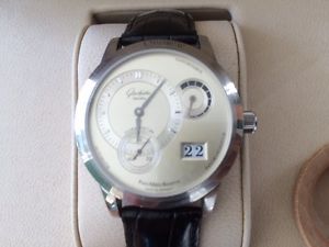 Glashütte Original PanomaticReserve Panoramadatum Automatik neuwertig VP 9.700 €