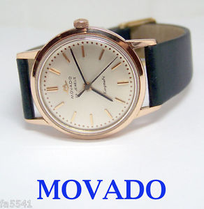 Swiss Solid 18k Rose Movado King
