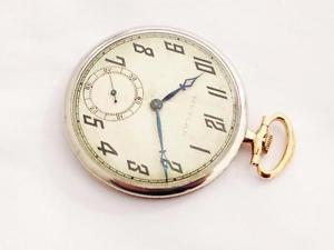 C.H. MEYLAN  Platinum and 18K pure gold Open face  pocket watch  No183
