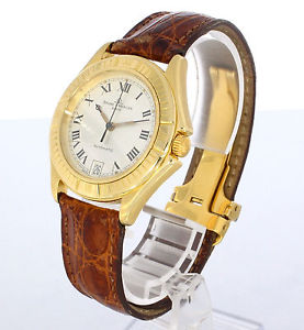 BAUME ET MERCIER MALIBU AUTOMATIK ARMBAND UHR IN 750 / 18 KARAT GOLD