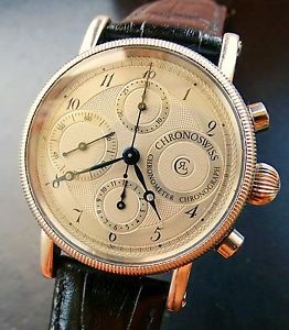 Chronoswiss CHRONOMETER Stahl Automatik Hochfeiner Herren Chronograph CH7523 image 1