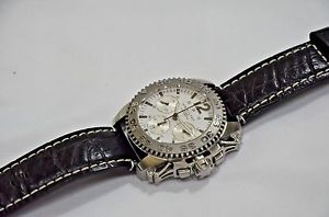 Hamilton Khaki 27 Jewels jAuto Chronograph White Dial Watch 44mm Hard to Find