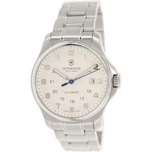 Victorinox 241673 Mens Silver Dial Analog Watch