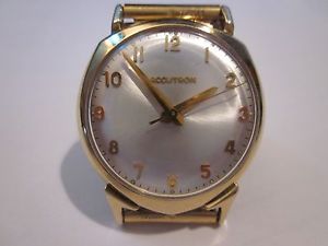 Vintage Accutron 214  with 14K Yellow Gold  Alpha case in mint condition