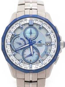 Casio Men's Oceanus Manta aquamarine blue OCW-S3000P-2AJF