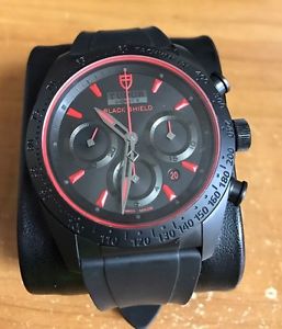 Tudor Black Shield Ducati Ceramic Watch 42000CR