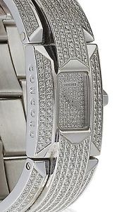 Ladies Diamond 18K White Gold CONCORD Luxury Watch LA SCALA  3.21 Total Carats