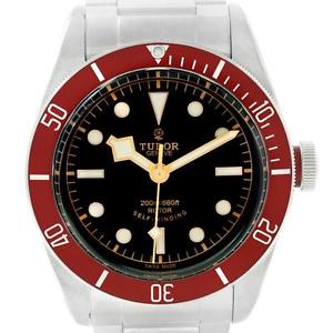 Tudor Heritage Black Bay Burgundy Bezel Steel Watch 79220R Box Papers