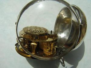 Antique French Silver Oignon Watch circa 1700