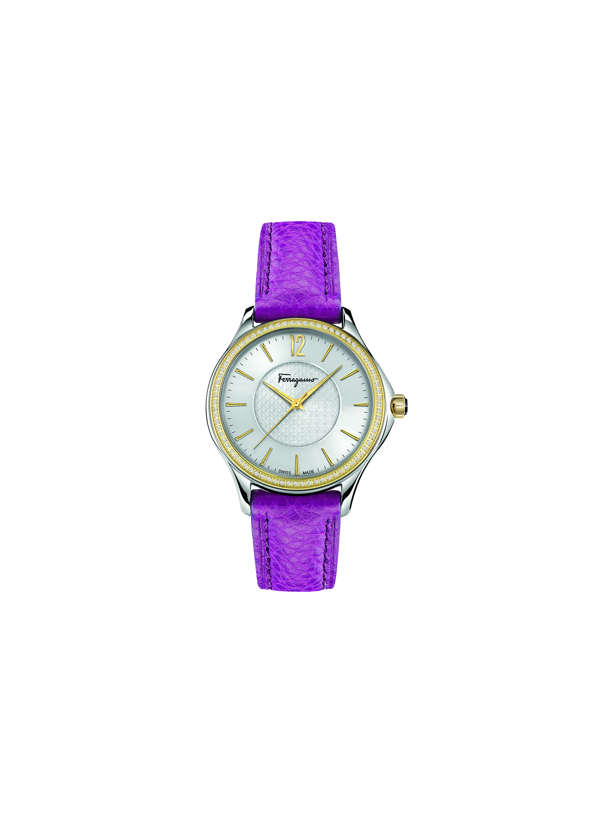Ferragamo FFV030016 Women's Diamond Violet Watch