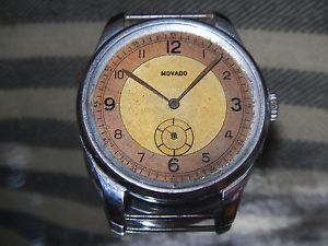 Very Rare | MOVADO Mens Watch Large 41mm Dia x 50mm Vintage 1930 - 1950's