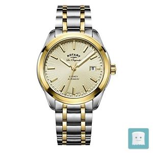 ROTARY GB90166/03 OROLOGIO ANALOGICO DA POLSO, UOMO, CINTURINO IN ACCIAIO INO...