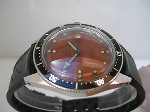 YEMA CHOCOLATE DIVER SUB PROFESSIONAL ANNI '70 ACCIAIO AUTOMATICO OROLOGIO UOMO