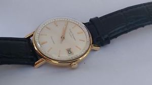 Vtge girarg Perregaux gold 18k giromatic chronometer 39 jewels working very well